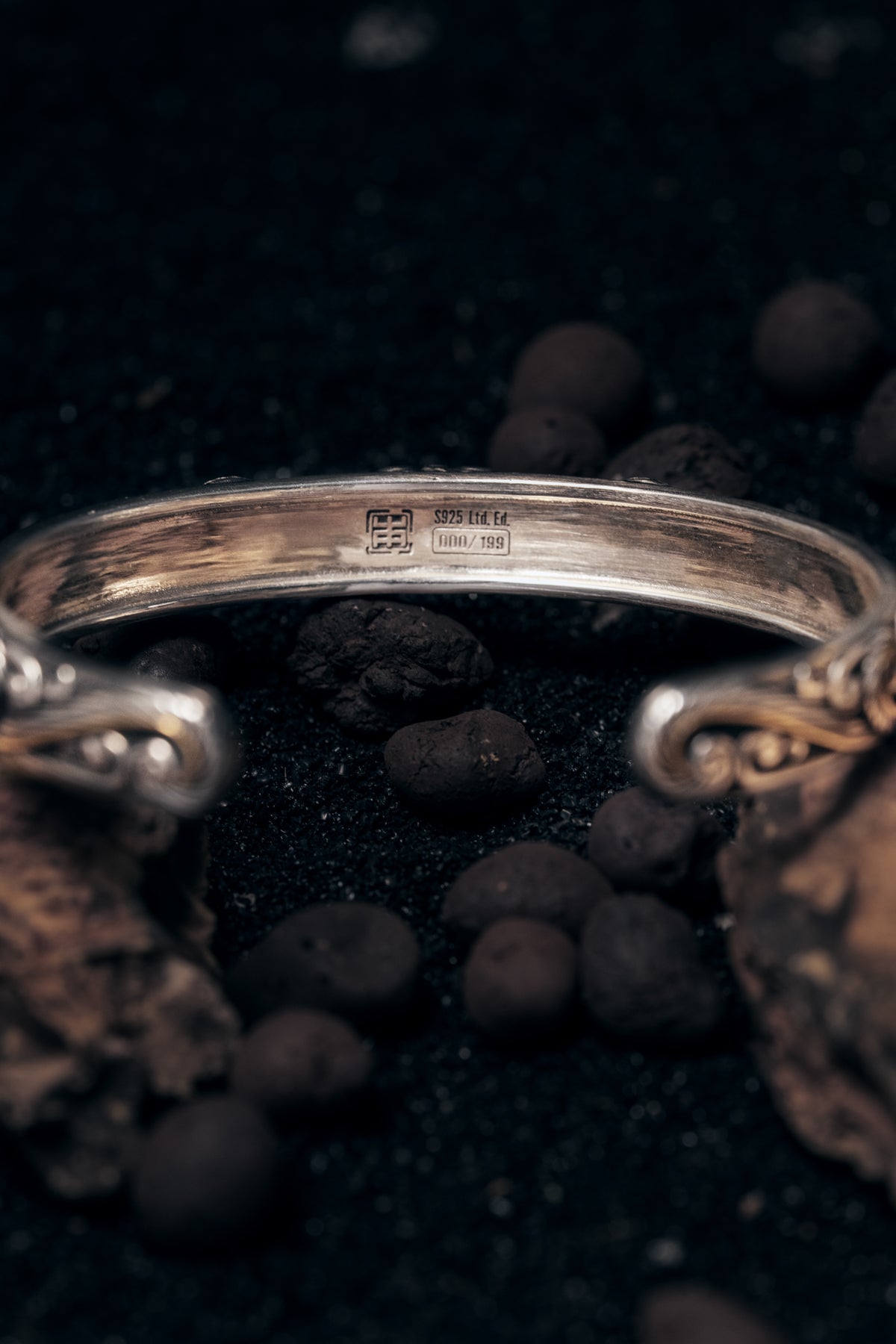 Bronze Beast Taotie Silver Bangle | S925 & 24K Gold | Handmade Ancient Motif Cuff | Unique Bracelet