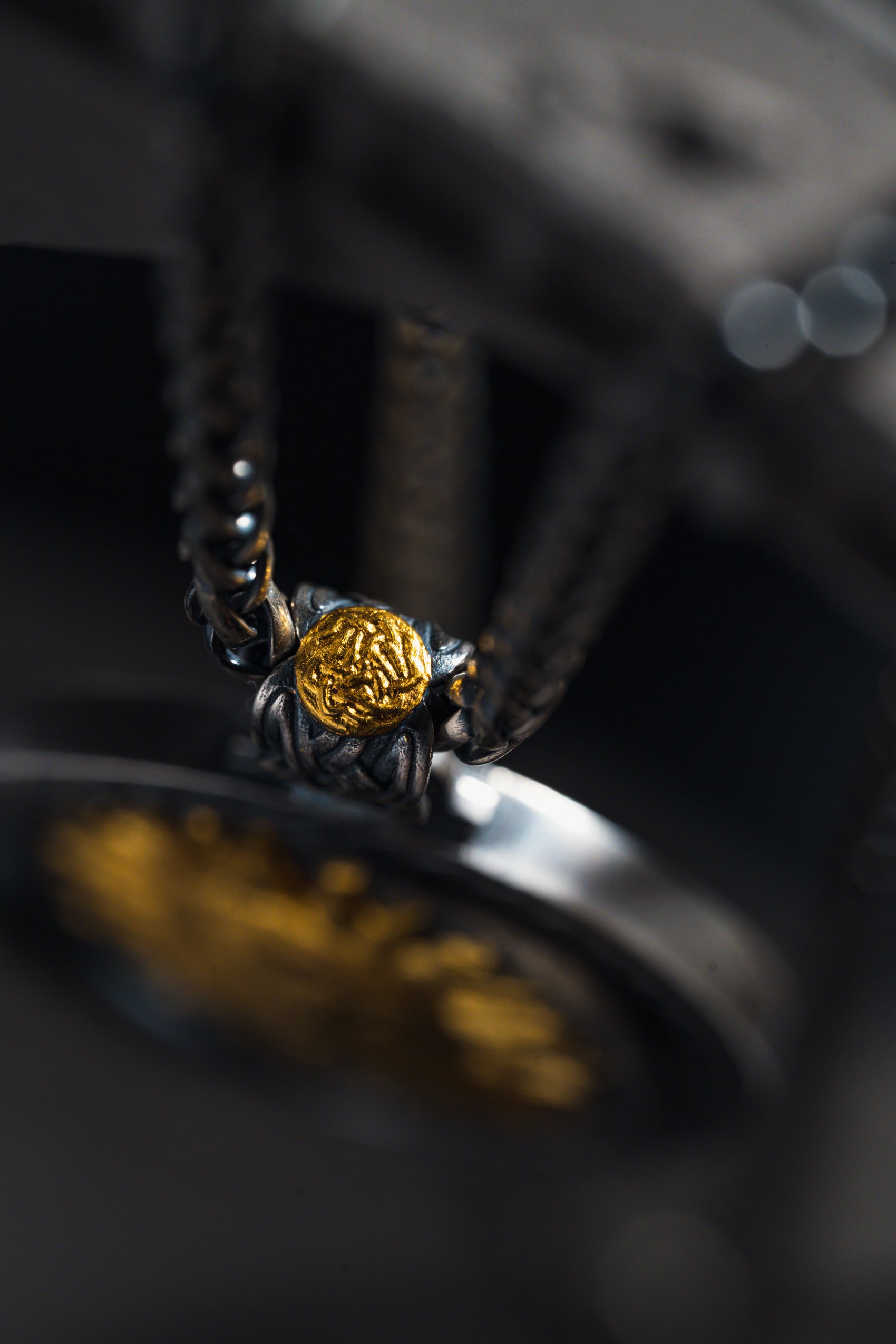 Celtic Sun and Moon Pendant | S925 Silver & 24K Gold Plated | Handmade Spiritual Jewelry | Meaningful Gift