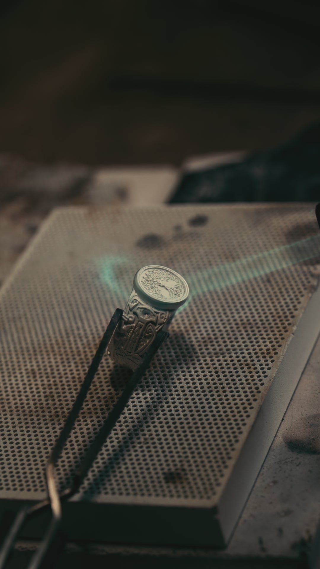 Son of the Forest ring video – Celtic Tree of Life signet in hand-carved sterling silver