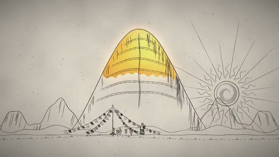 Bard of the Snowlands, the Kangrinboqe brand film: a wandering monk's song, the golden summit of Kang Rinpoche, and sterling silver carved and fire-gilded by hand